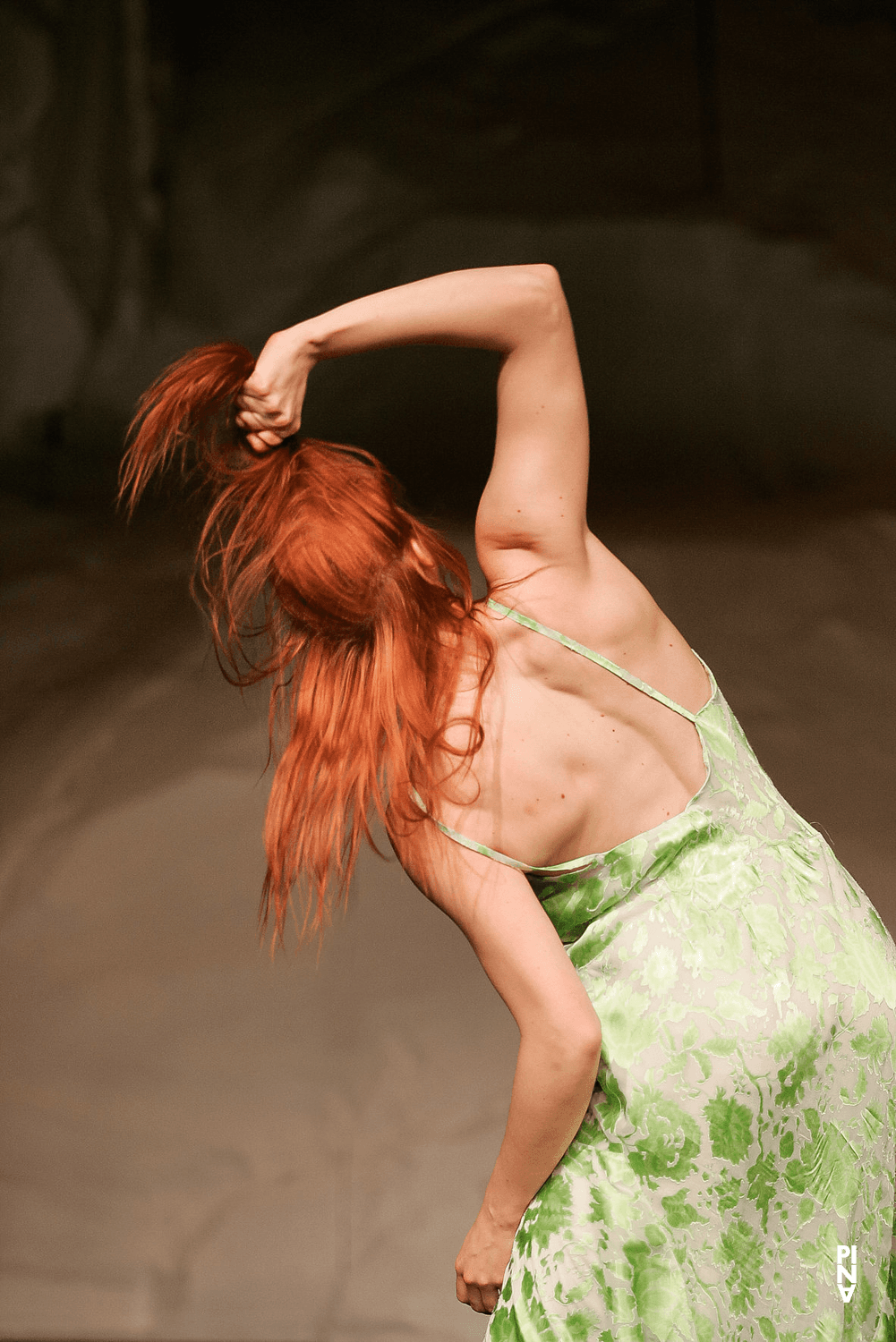 Anna Wehsarg in “Rough Cut” by Pina Bausch with Tanztheater Wuppertal at Schauspielhaus Wuppertal (Germany), April 14, 2005