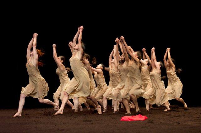 “The Rite of Spring” by Pina Bausch with Tanztheater Wuppertal at Opernhaus Wuppertal (Germany), Oct. 5, 2011