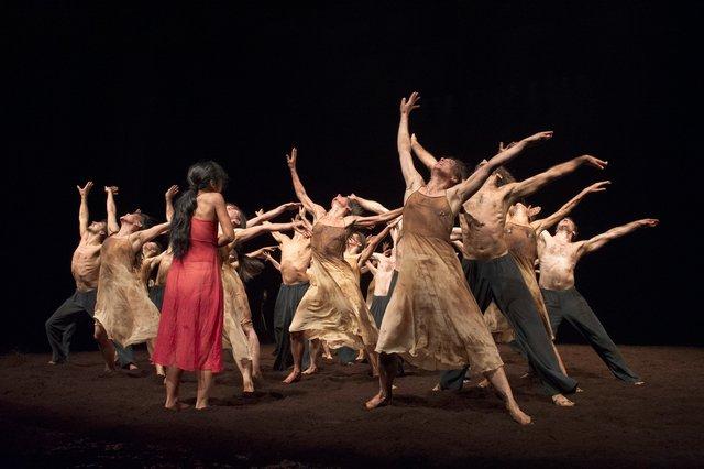 “The Rite of Spring” by Pina Bausch with Tanztheater Wuppertal at Opernhaus Wuppertal (Germany), Oct. 5, 2011