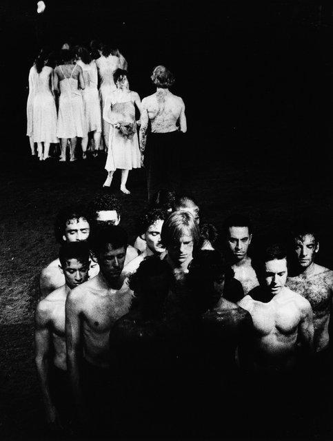 “The Rite of Spring” by Pina Bausch at Opernhaus Wuppertal, season 1998/99