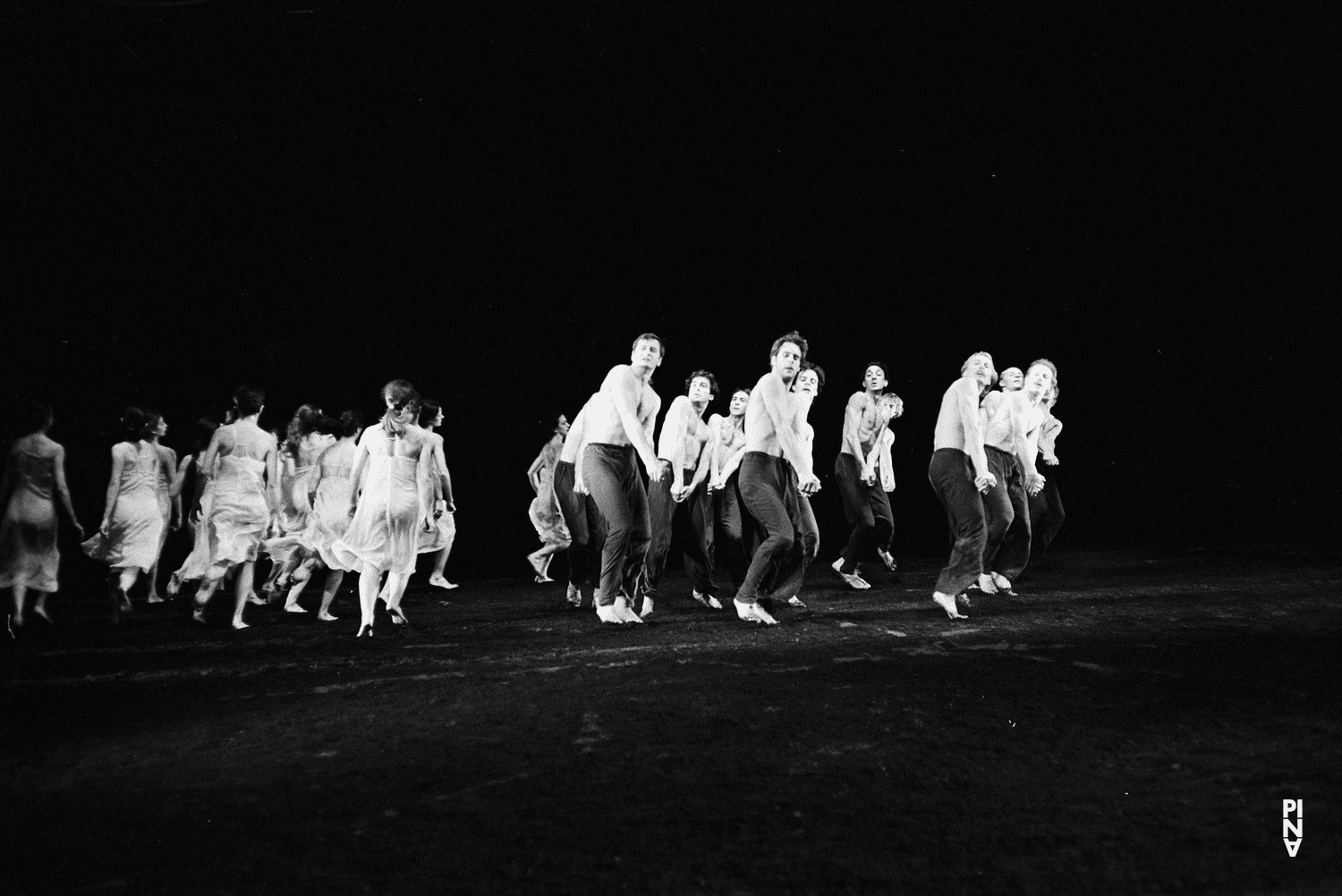 “The Rite of Spring” by Pina Bausch at Opernhaus Wuppertal, season 1981/82