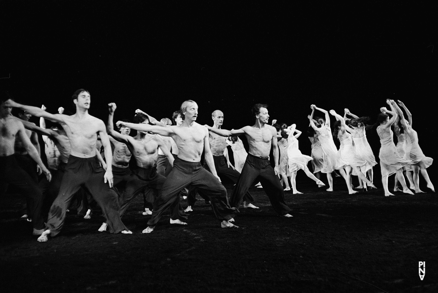 „Das Frühlingsopfer“ von Pina Bausch im Opernhaus Wuppertal, Spielzeit 1981/82