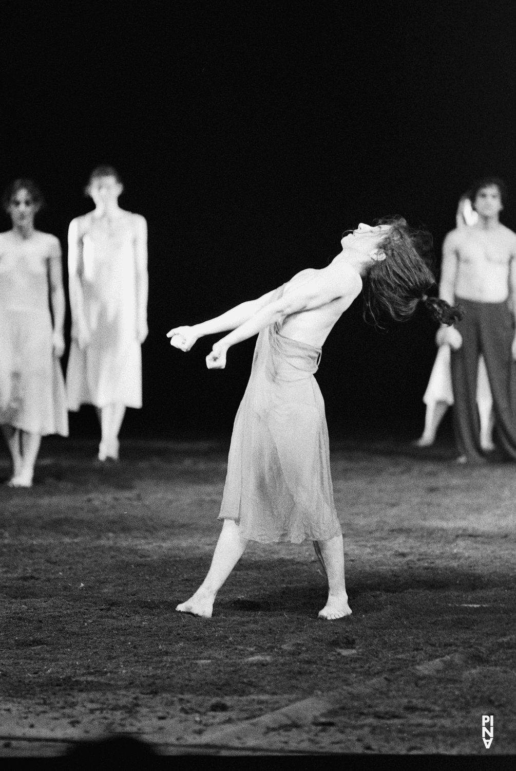 Beatrice Libonati in “The Rite of Spring” by Pina Bausch at Opernhaus Wuppertal, season 1981/82