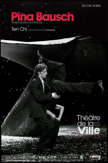 Poster for “Ten Chi” by Pina Bausch in Paris, 05/03/2005 – 05/16/2005