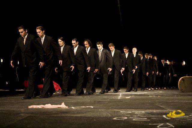 “The Seven Deadly Sins” by Pina Bausch with Tanztheater Wuppertal at Schauspielhaus Wuppertal (Germany), Nov. 27, 2008