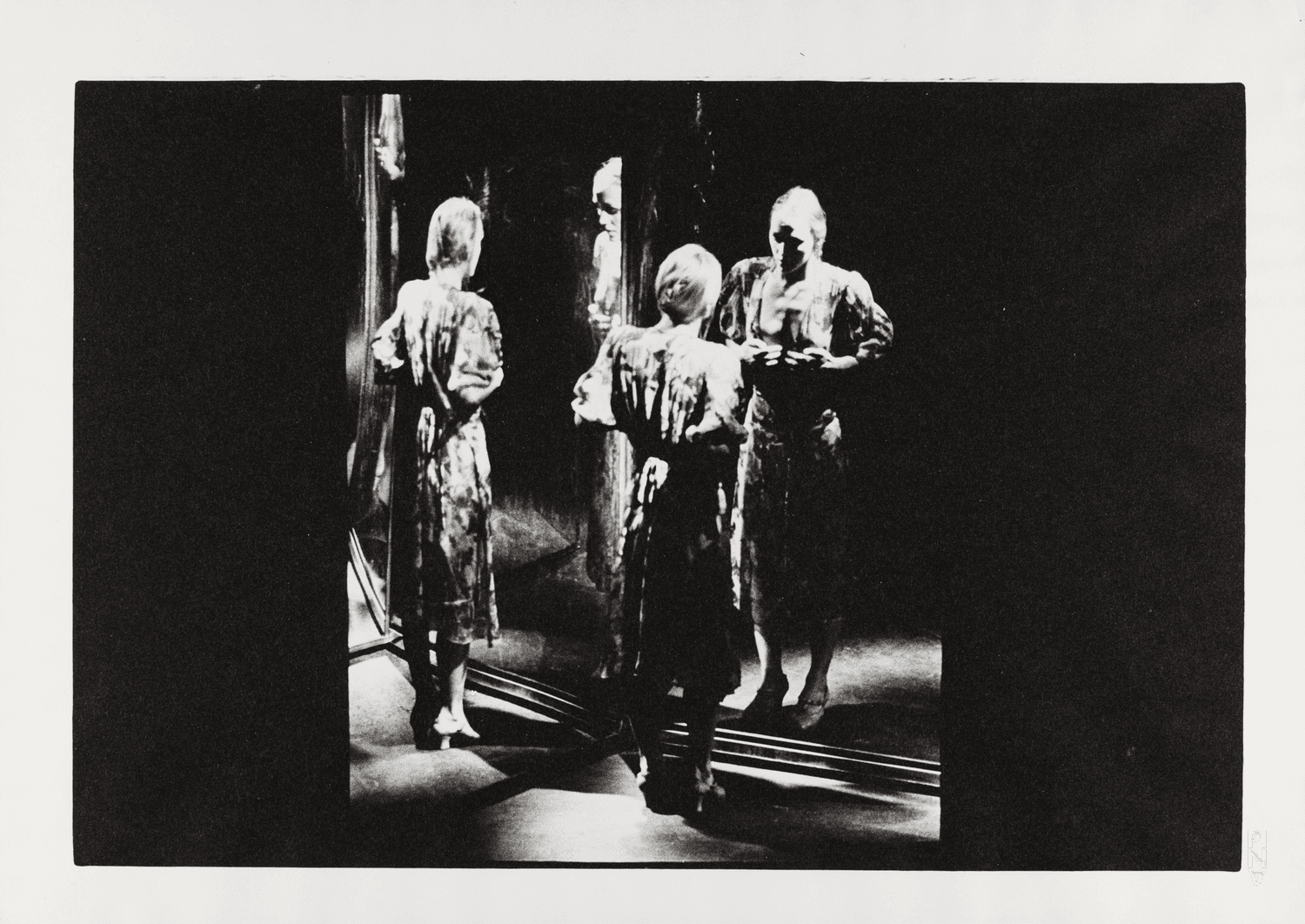 Marlis Alt in “The Seven Deadly Sins” by Pina Bausch at Opernhaus Wuppertal, season 1975/76