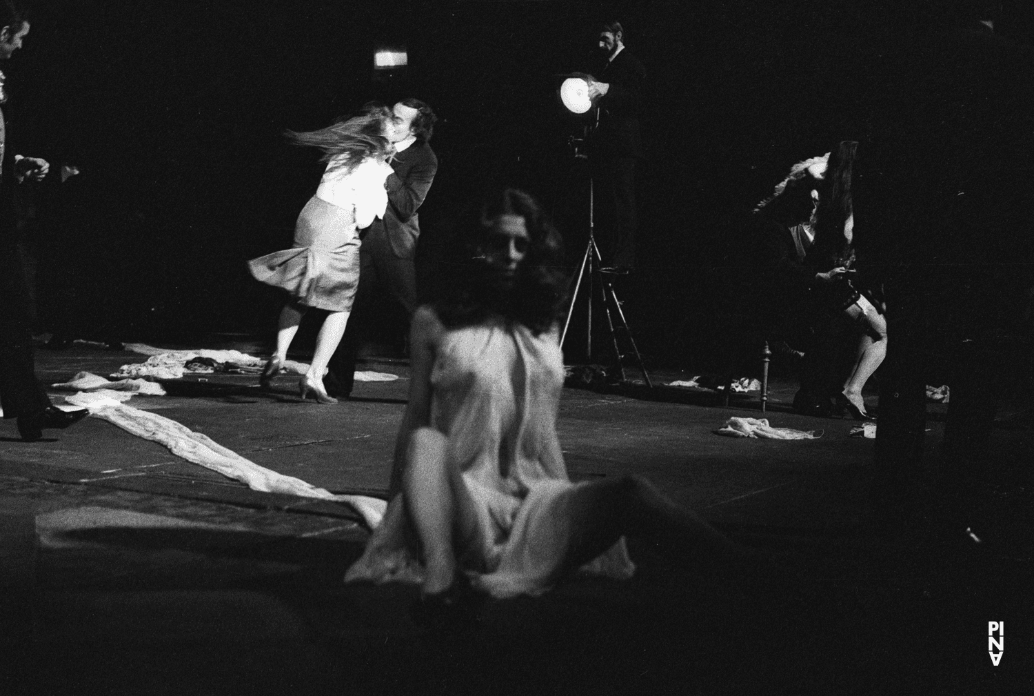 Colleen Finneran-Meessmann, Fernando Cortizo and Hans Pop in “The Seven Deadly Sins” by Pina Bausch