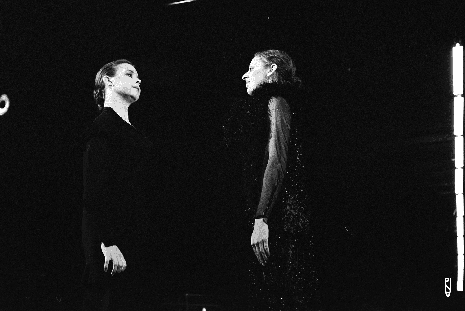 Josephine Ann Endicott and Colleen Finneran-Meessmann in “The Seven Deadly Sins” by Pina Bausch