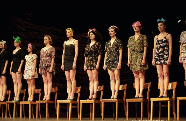 “Viktor” by Pina Bausch with Tanztheater Wuppertal at Théâtre du Châtelet Paris (France), June 26, 2001