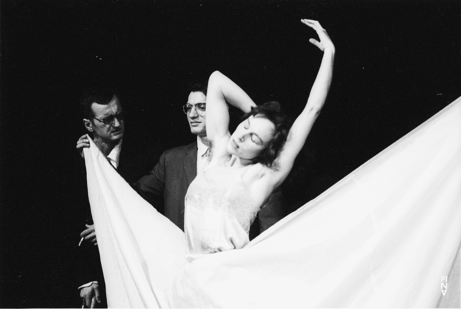 Anne Martin, Jan Minařík and Antonio Carallo in “Viktor” by Pina Bausch
