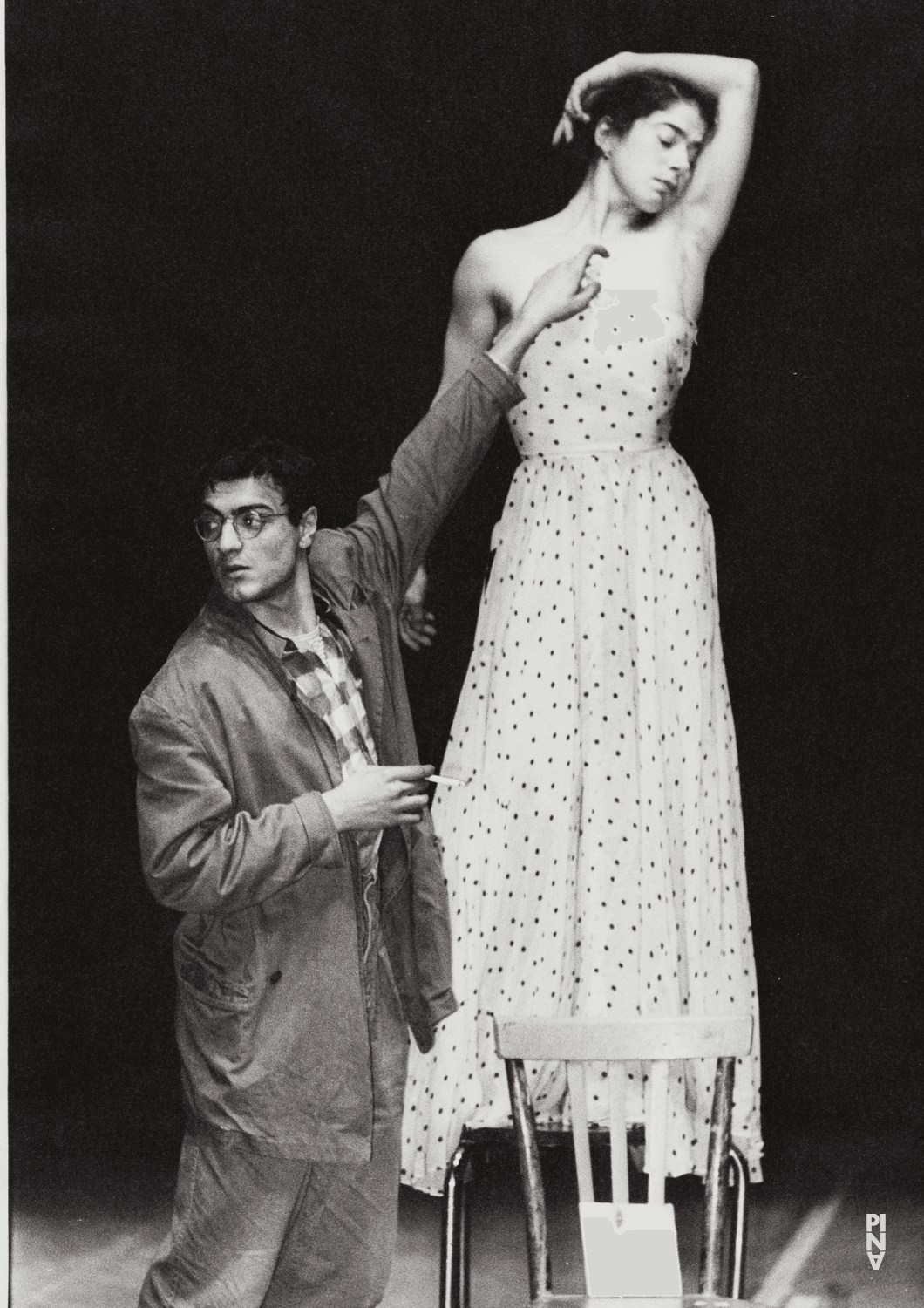 Antonio Carallo et Bénédicte Billiet dans « Viktor » de Pina Bausch au Teatro Argentina Rom