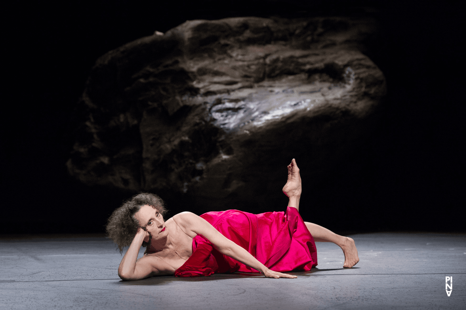 Nazareth Panadero in “Vollmond (Full Moon)” by Pina Bausch with Tanztheater Wuppertal at Opernhaus Wuppertal (Germany), June 12, 2015