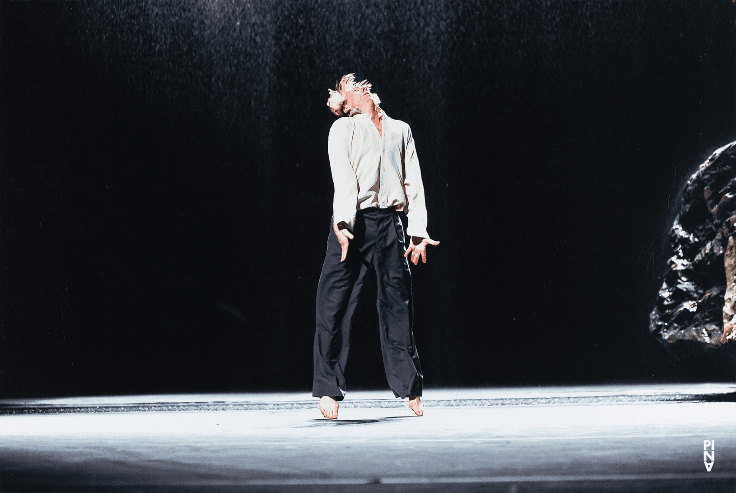 Dominique Mercy in “Vollmond (Full Moon)” by Pina Bausch
