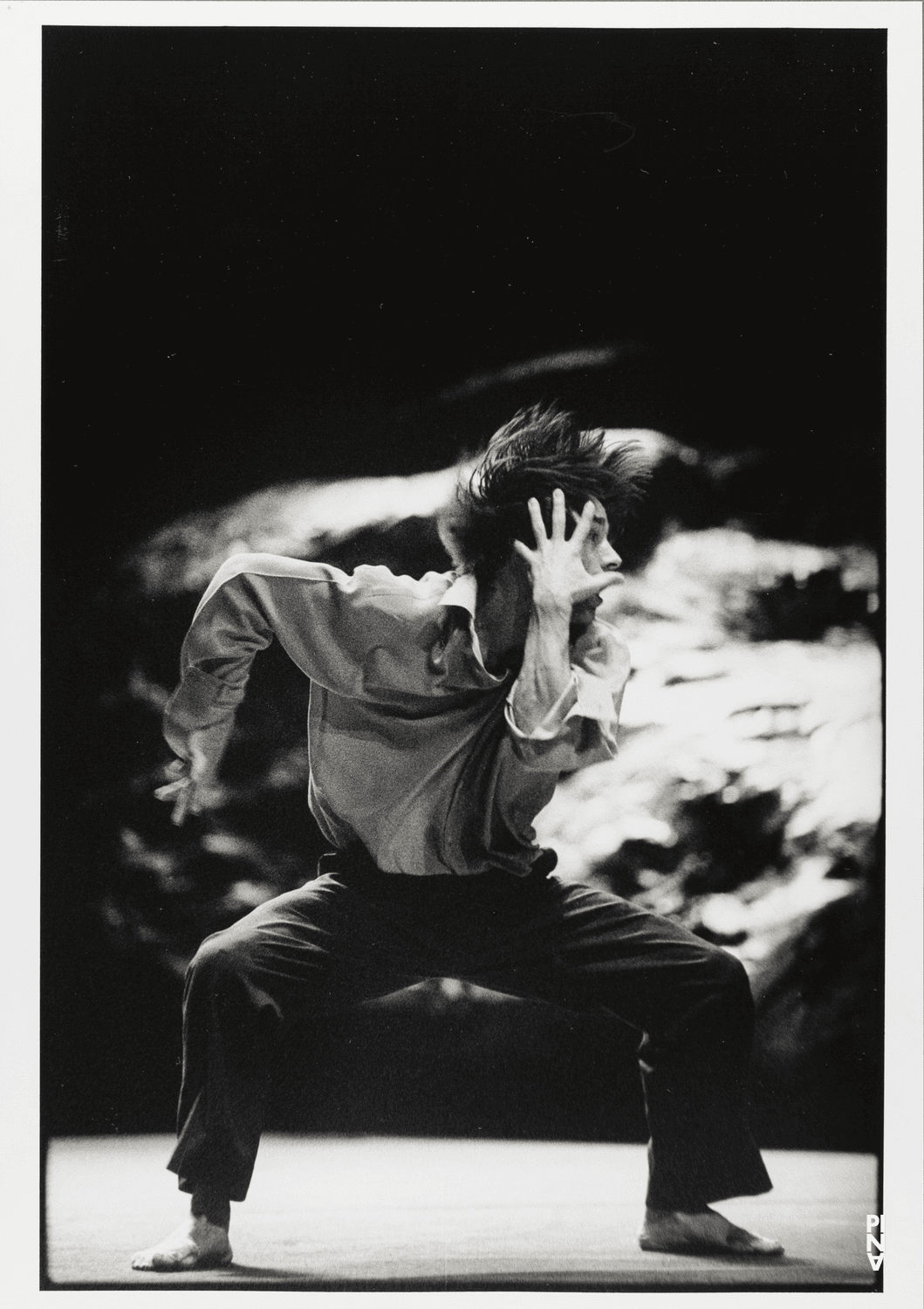 Rainer Behr in “Vollmond (Full Moon)” by Pina Bausch
