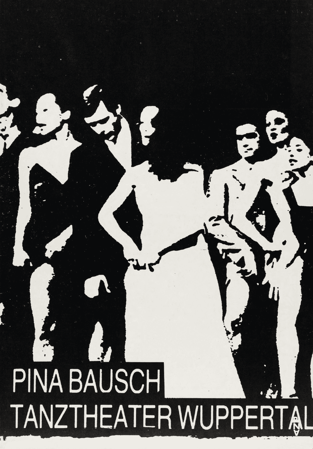 Programme pour « 1980 – Une pièce de Pina Bausch » de Pina Bausch avec Tanztheater Wuppertal à Tel Aviv, 7 sept. 1988 – 10 sept. 1988