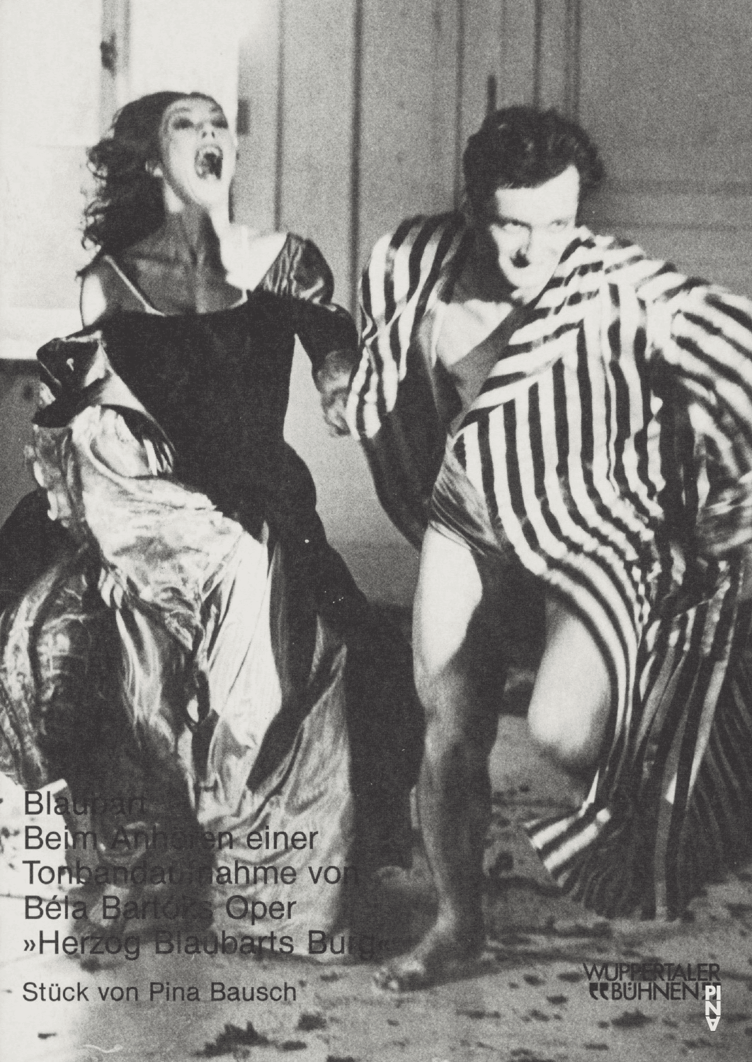 Programmheft zu „Blaubart. Beim Anhören einer Tonbandaufnahme von Béla Bartóks Oper »Herzog Blaubarts Burg«“ von Pina Bausch mit Tanztheater Wuppertal in Wuppertal, 29. März 1981