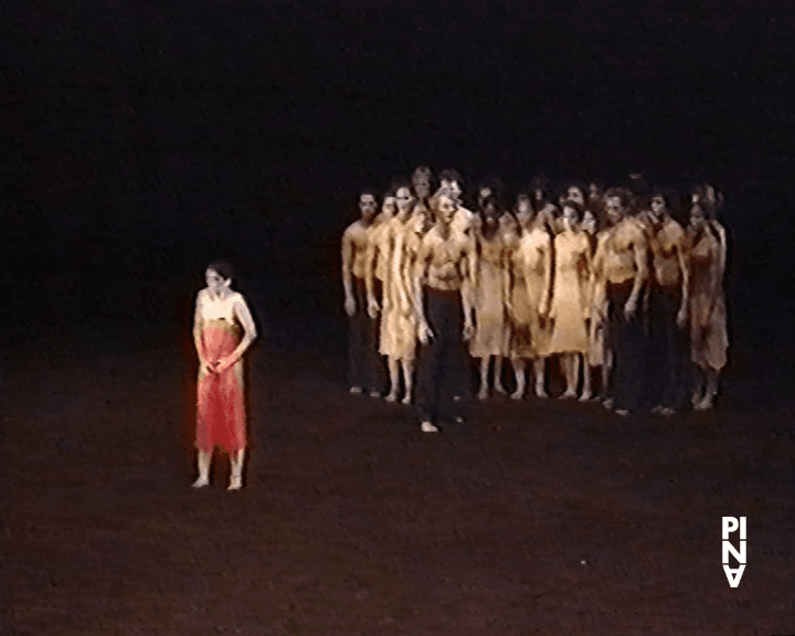 “The Rite of Spring” by Pina Bausch with Tanztheater Wuppertal in Wuppertal (Germany), Oct. 21, 1998
