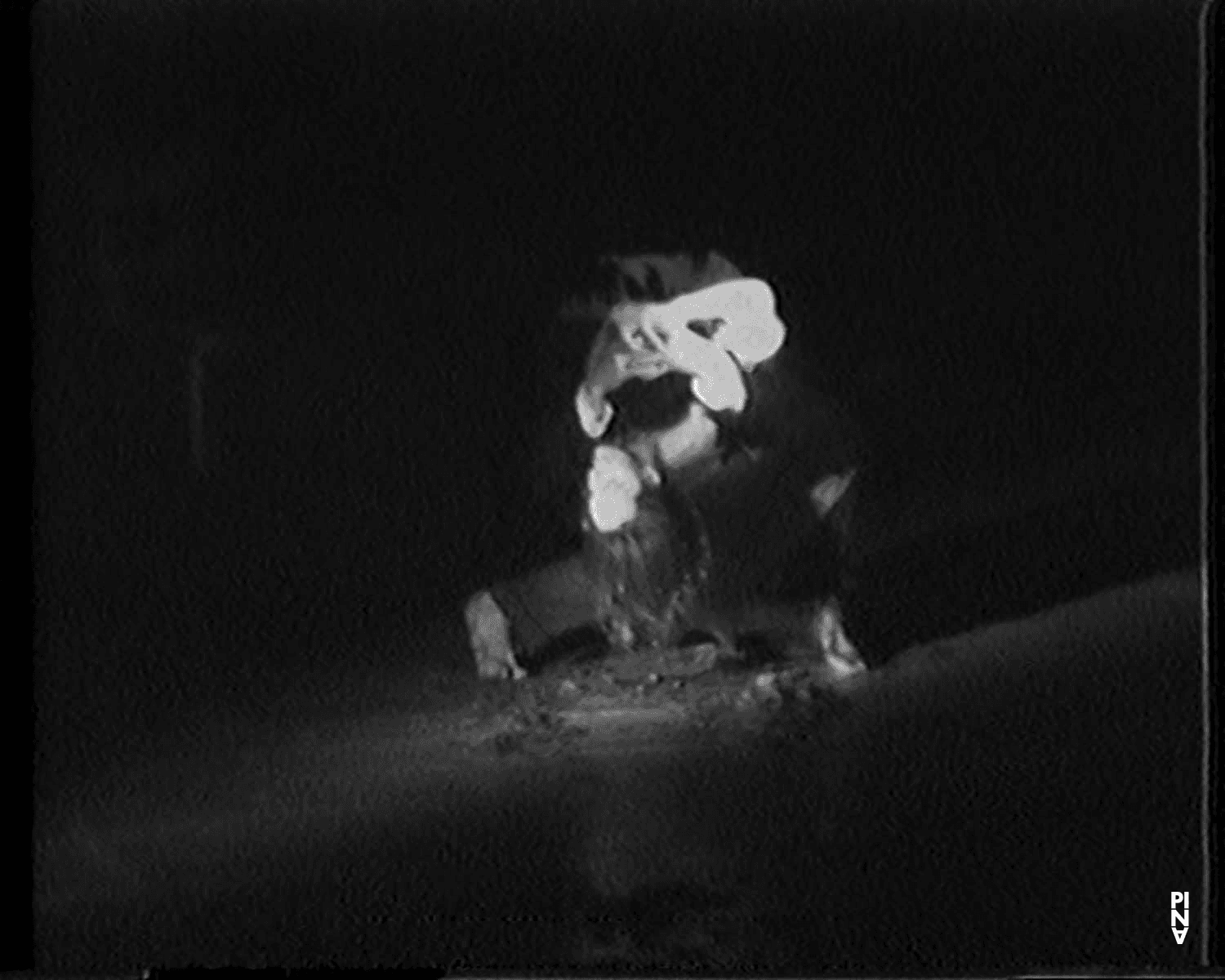 “Bluebeard. While Listening to a Tape Recording of Béla Bartók's Opera "Duke Bluebeard's Castle"” by Pina Bausch with Tanztheater Wuppertal in Wuppertal (Germany), Feb. 24, 1977, (1/3)